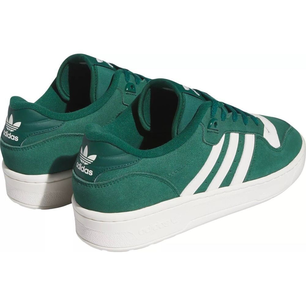 Size 10.5 - adidas Rivalry Low Sneakers Collegiate Green New - Picture 4 of 13